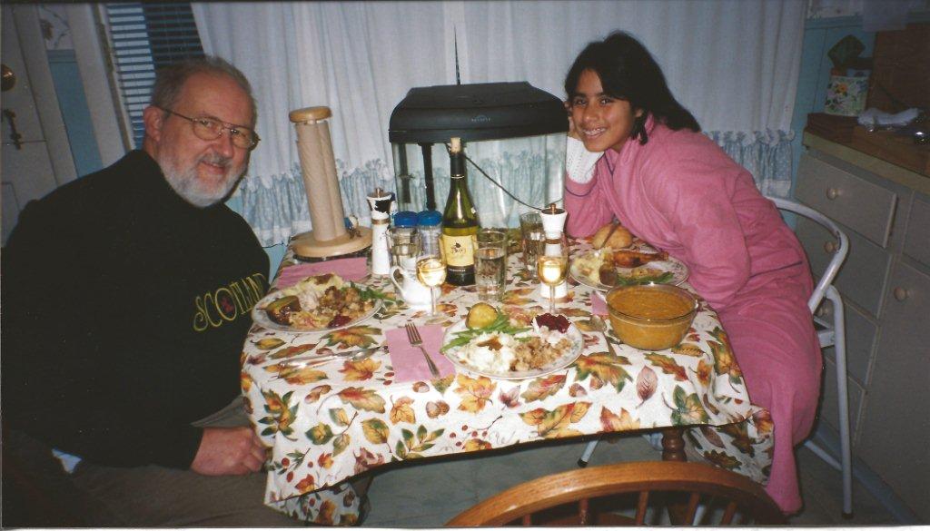 After reconciling in 2001, we spent every long weekend and holiday together. Here I snapped Craig and Rxoana at Thanksgiving 2004 