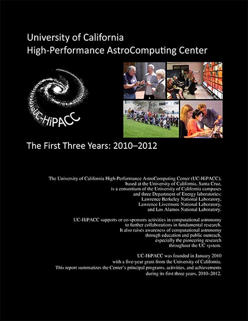 drafted text for UC-HiPACC 3-yr report 2010-2012, designed layout, shot photos