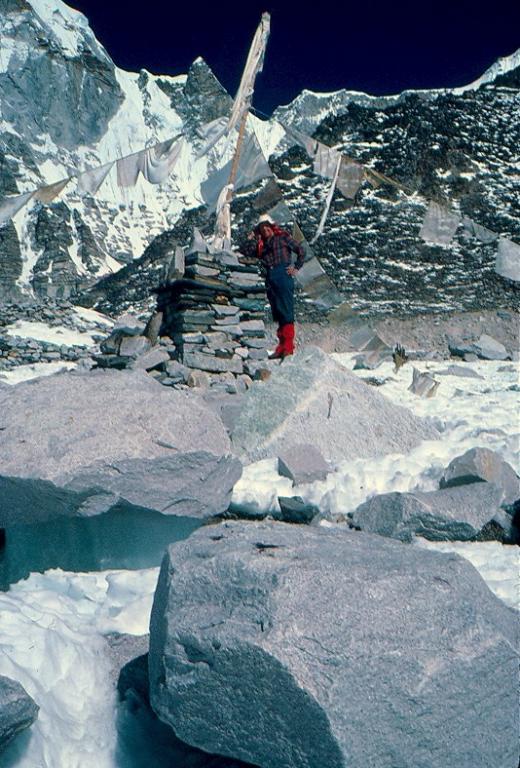 Everest base camp at 17,000 feet - possibly the hardest physical task I ever accomplished (because of the altitude)